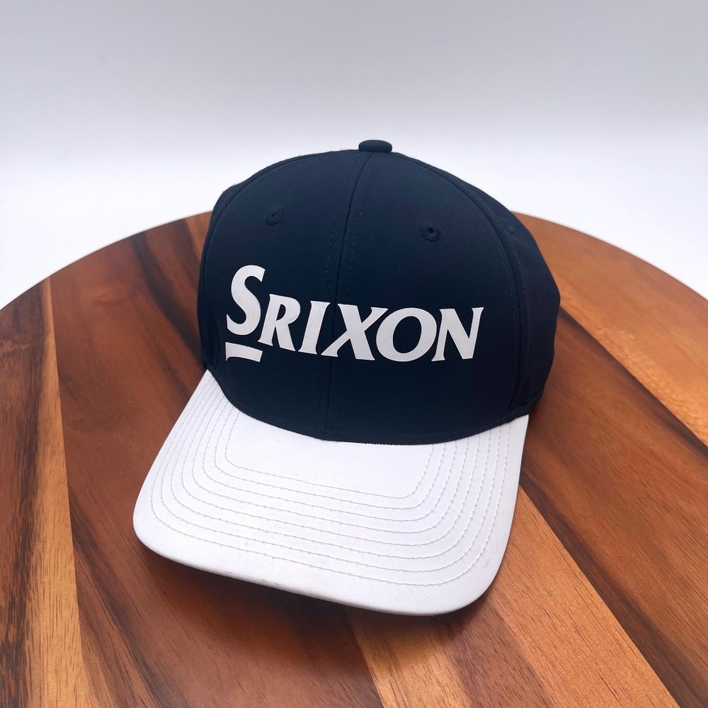 Srixon Golf Hat Navy Blue White Performance Snapback Cap OSFA U10506/H41